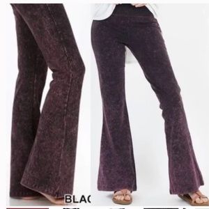 Zenana Outfitters Signature mineral wash yoga pant 1X